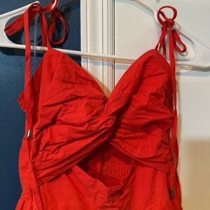 Princess Polly Fiery Red Strappy Dress